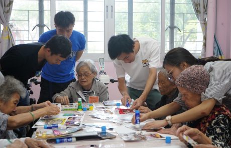 Art fosters communication between young and old