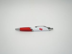 Plastic Pen w/ Double Shield logo